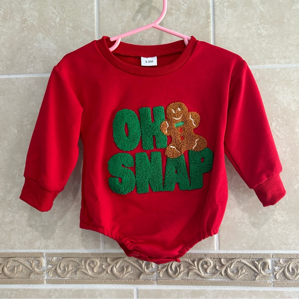 Oh Snap Gingerbread Man Bubble Outfit - Picture 1 of 4